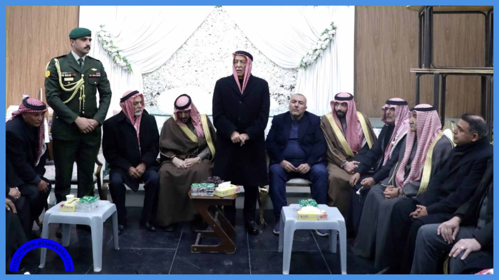 العيسوي يعزي بوفاة نجل الفنان حابس حسين