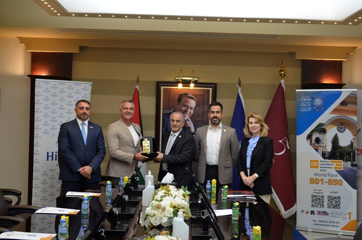 عمان الأهلية تعقد شراكة مع فندق الهيلتون