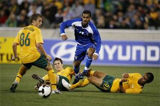 الكويت تحقق فوزاً ثميناً على استراليا بتصفيات كاس آسيا 2011