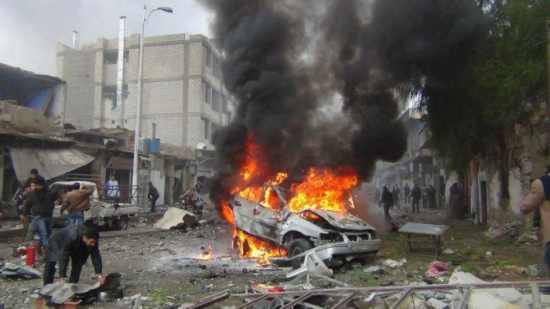 جهاديون يفجرون سيارتين في دمشق